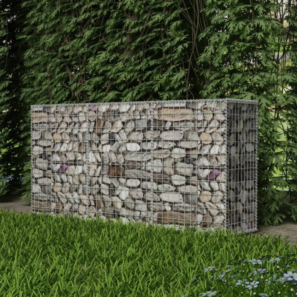 Cesta de muro de gaviones acero galvanizado 200x50x100