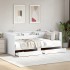 Sofá cama con cajones sin colchón blanco 75x190