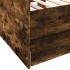 Sofá cama con cajones sin colchón roble ahumado 100x200