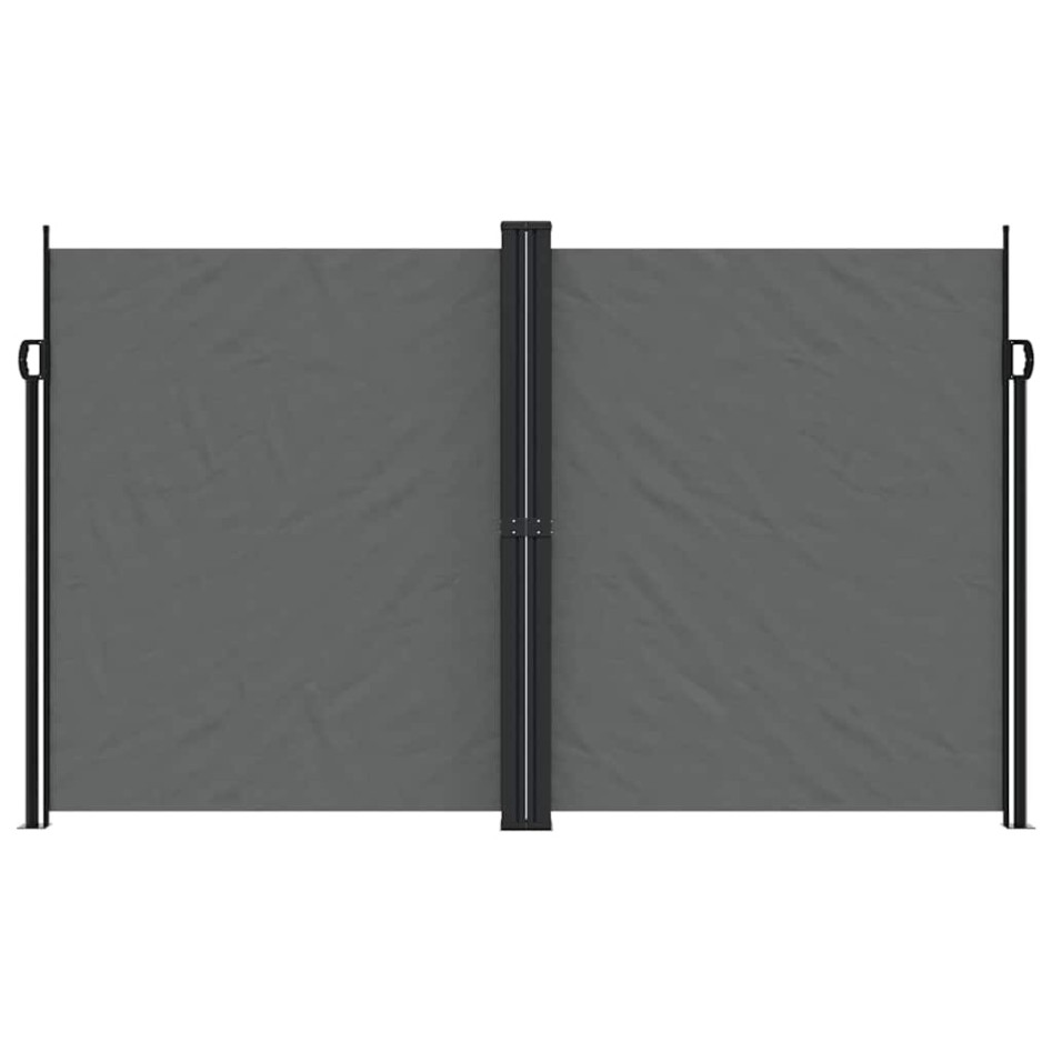 Toldo lateral retráctil gris antracita 200x1000