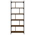 Librería 6 estantes madera ingeniería marrón roble 76x32x192