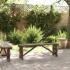 Banco de jardín madera maciza abeto 115