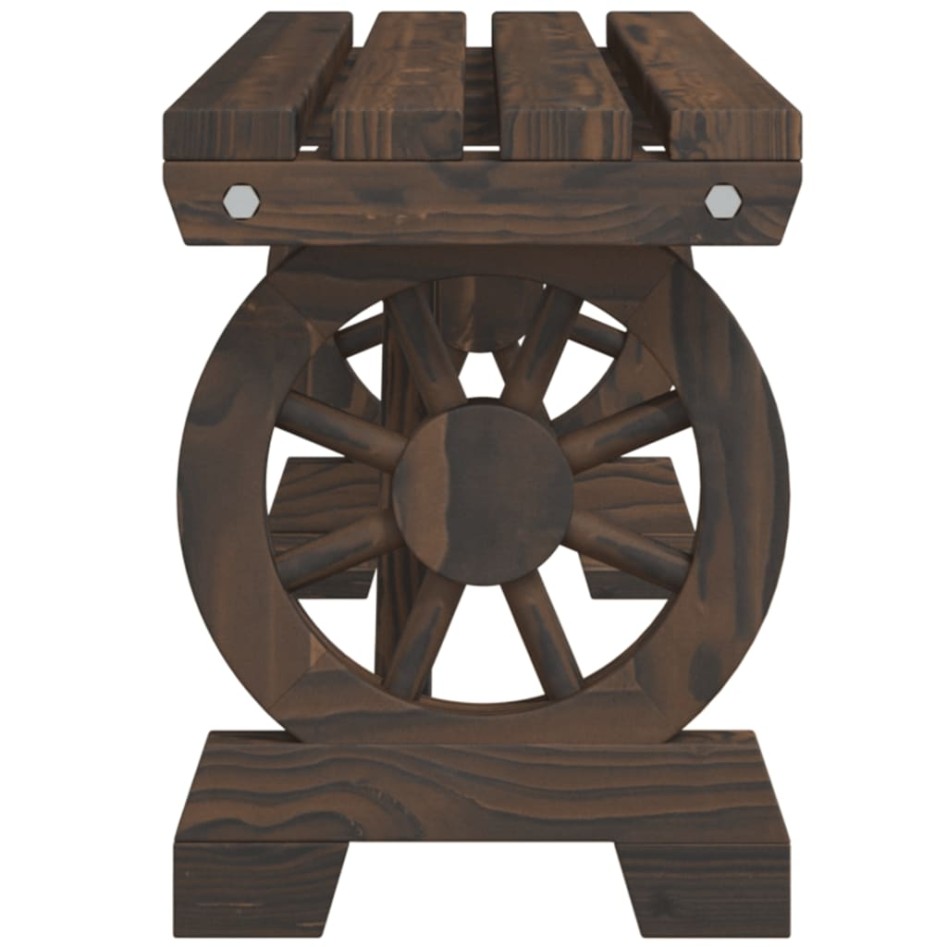 Banco de jardín madera maciza abeto 115