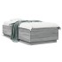 Estructura de cama madera de ingeniería gris Sonoma 90x200