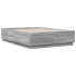 Estructura de cama madera de ingeniería gris Sonoma 120x190