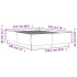 Estructura de cama madera de ingeniería gris Sonoma 120x190