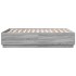 Estructura de cama madera de ingeniería gris Sonoma 135x190
