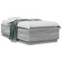 Estructura de cama madera de ingeniería gris Sonoma 90x190