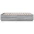Estructura de cama madera de ingeniería gris Sonoma 140x190