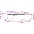Estructura de cama madera de ingeniería gris Sonoma 140x190