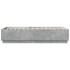 Estructura cama con luces LED madera gris hormigón 75x190
