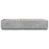 Estructura de cama madera de ingeniería gris hormigón 75x190