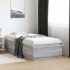 Estructura de cama madera de ingeniería gris Sonoma 75x190