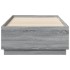 Estructura de cama madera de ingeniería gris Sonoma 75x190