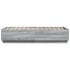 Estructura de cama madera de ingeniería gris Sonoma 75x190