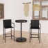 Set de muebles de bar de jardín 3 piezas ratán sintético