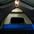 Tienda familiar con LED 10 personas apertura rápida azul