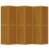 Biombo separador de 6 paneles madera maciza paulownia