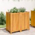 Jardinera con forro madera maciza de acacia 84x42x75