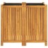 Jardinera con forro madera maciza de acacia 84x42x75