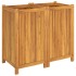 Jardinera con forro madera maciza de acacia 84x42x75