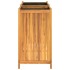 Jardinera con forro madera maciza de acacia 84x42x75