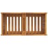 Jardinera con forro madera maciza de acacia 84x42x75