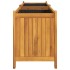 Jardinera con forro madera maciza de acacia 153x38,5x50