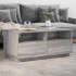 Mesa de centro con luces LED gris Sonoma 90x49x40