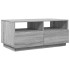 Mesa de centro con luces LED gris Sonoma 90x49x40