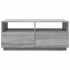 Mesa de centro con luces LED gris Sonoma 90x49x40