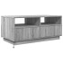 Mesa de centro con luces LED gris Sonoma 90x49x40