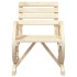Juego de muebles de jardín 4 piezas madera maciza de