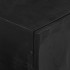 Mueble de TV madera maciza de mango y hierro negro 110x30x40
