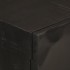 Aparador de hierro y madera maciza de mango negro 55x30x76