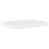 Cama con colchón cuero sintético blanco 140x190