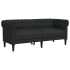 Sofá Chesterfield de 2 plazas tela