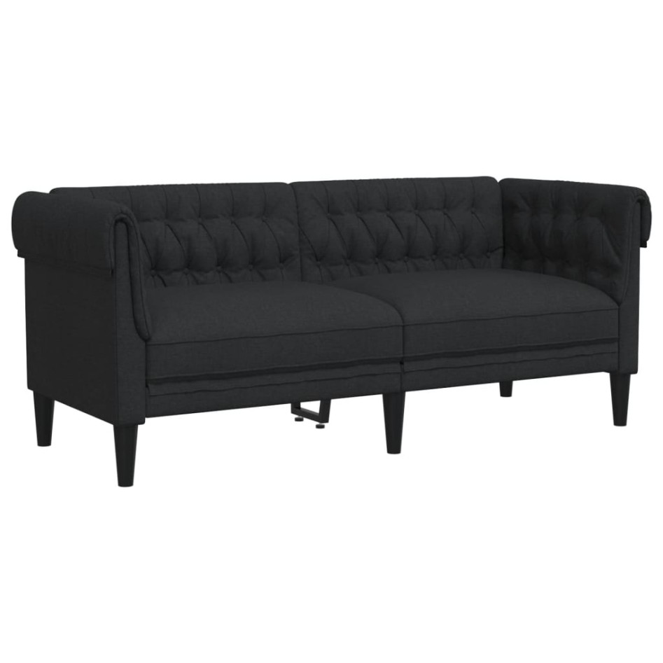 Sofá Chesterfield de 2 plazas tela