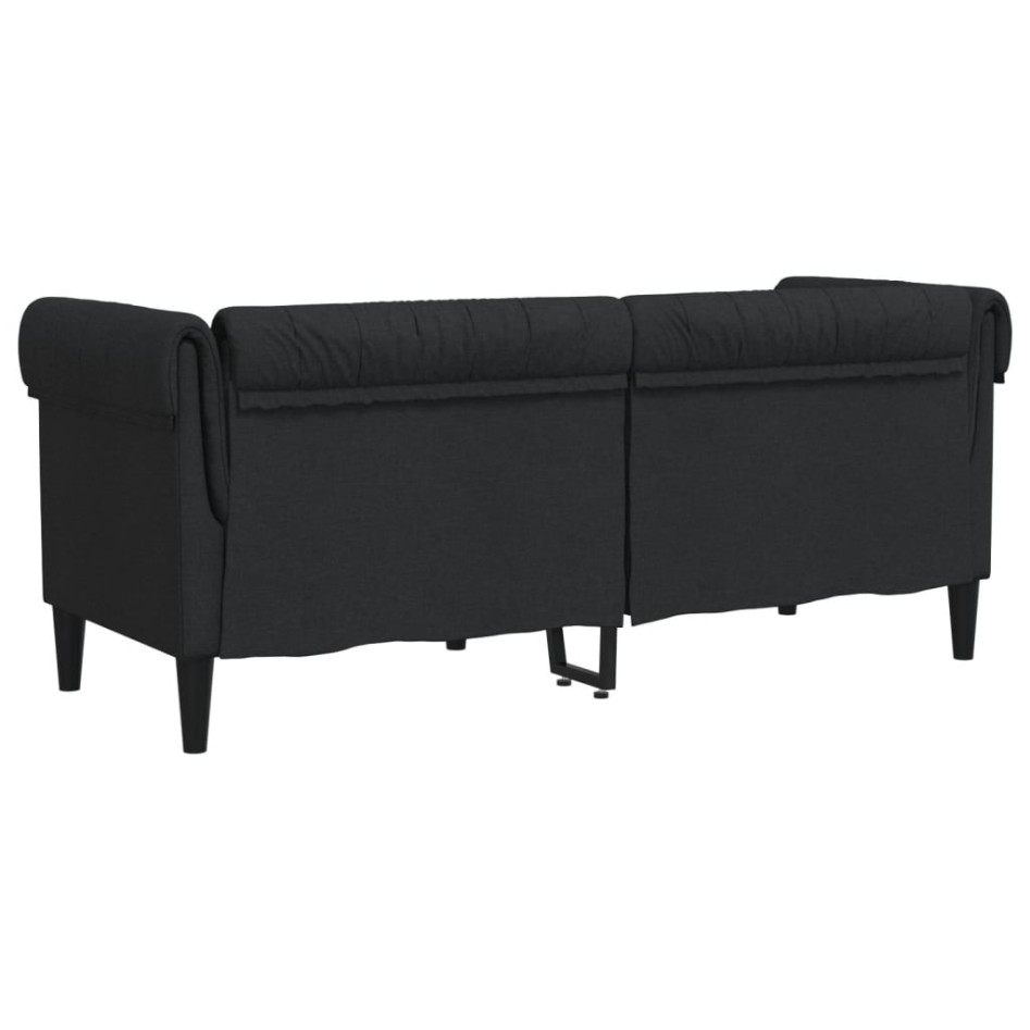 Sofá Chesterfield de 2 plazas tela