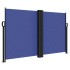 Toldo lateral retráctil azul 140x600