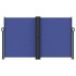 Toldo lateral retráctil azul 140x600
