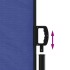 Toldo lateral retráctil azul 140x600
