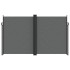Toldo lateral retráctil gris antracita 200x600