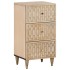 Armario auxiliar madera maciza de mango 40x33x75