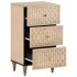 Armario auxiliar madera maciza de mango 40x33x75