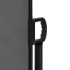Toldo lateral retráctil gris antracita 140x600