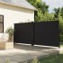 Toldo lateral retráctil negro 160x600