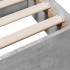 Cama con cajones madera ingeniería gris hormigón 180x200