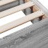 Cama con cajones madera de ingeniería gris Sonoma 90x190