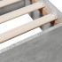 Cama con cajones madera ingeniería gris hormigón 90x190